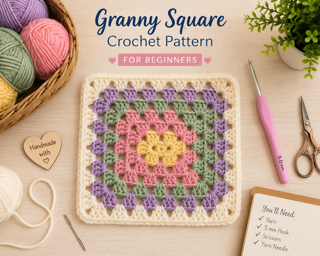 granny square crochet pattern