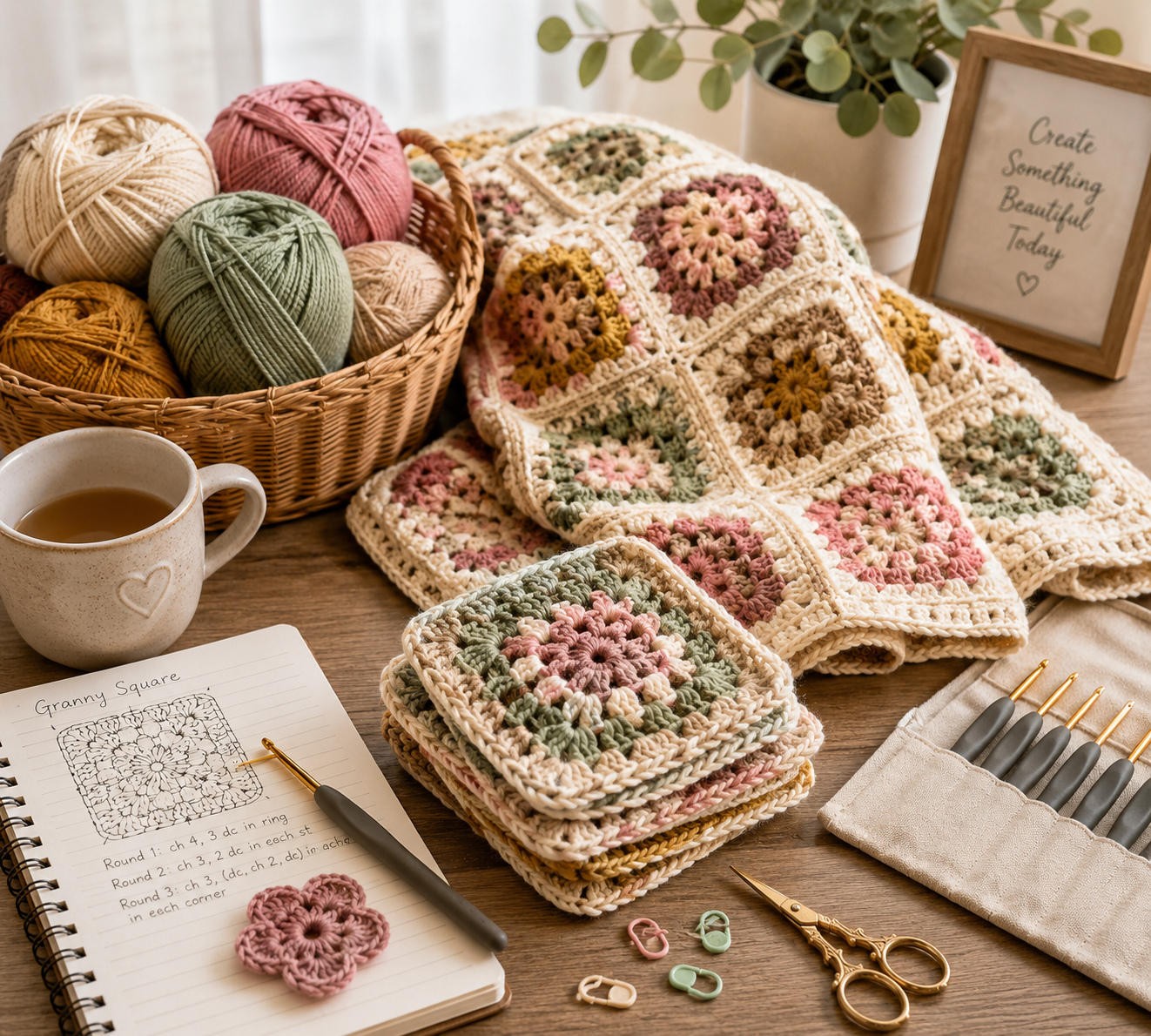 Crochet patterns and handmade project inspiration