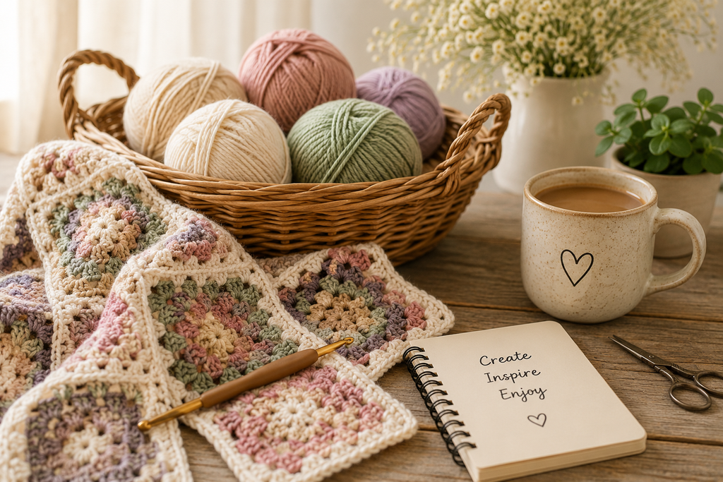 Crochet patterns and yarn project inspiration