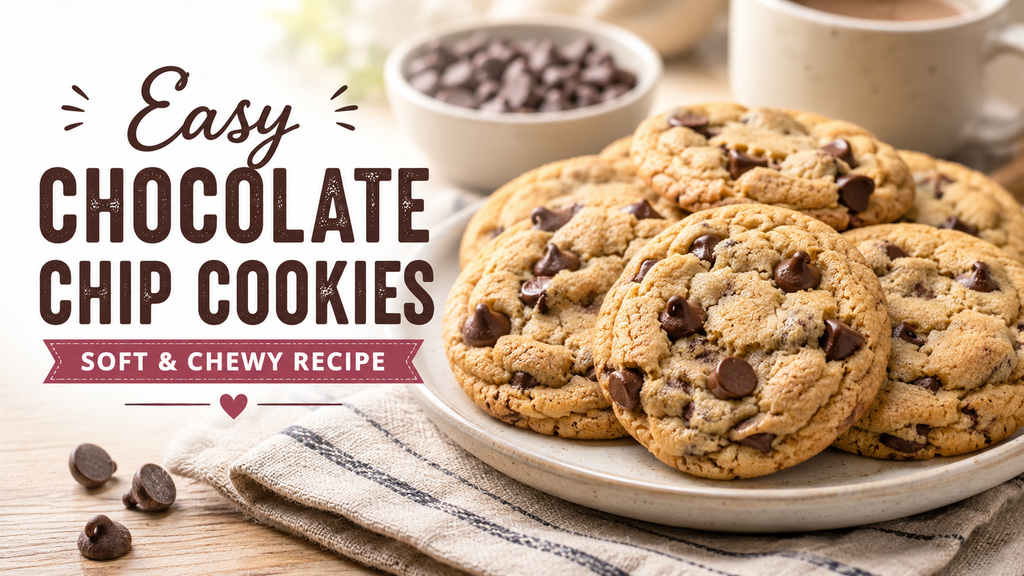 Easy chocolate chip cookies soft and chewy homemade recipe