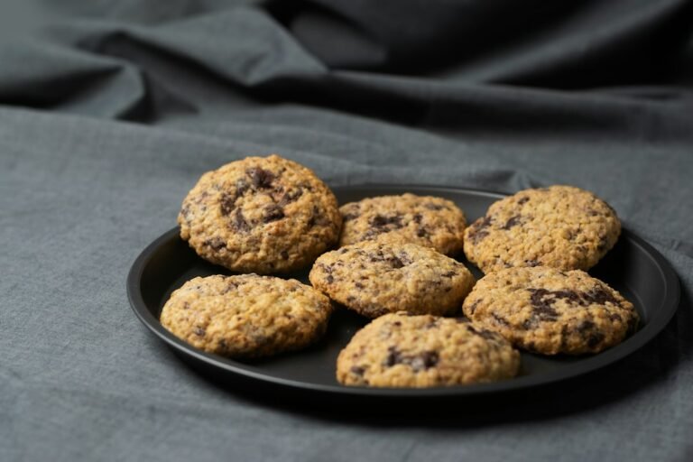 Easy oatmeal cookies with a soft chewy texture