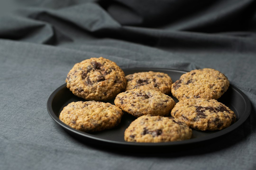 Easy oatmeal cookies with a soft chewy texture