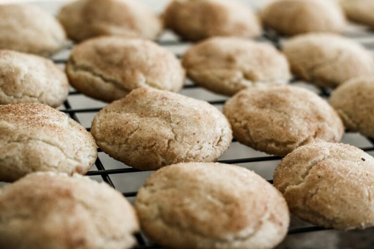 Snickerdoodle cookies coated in cinnamon sugar